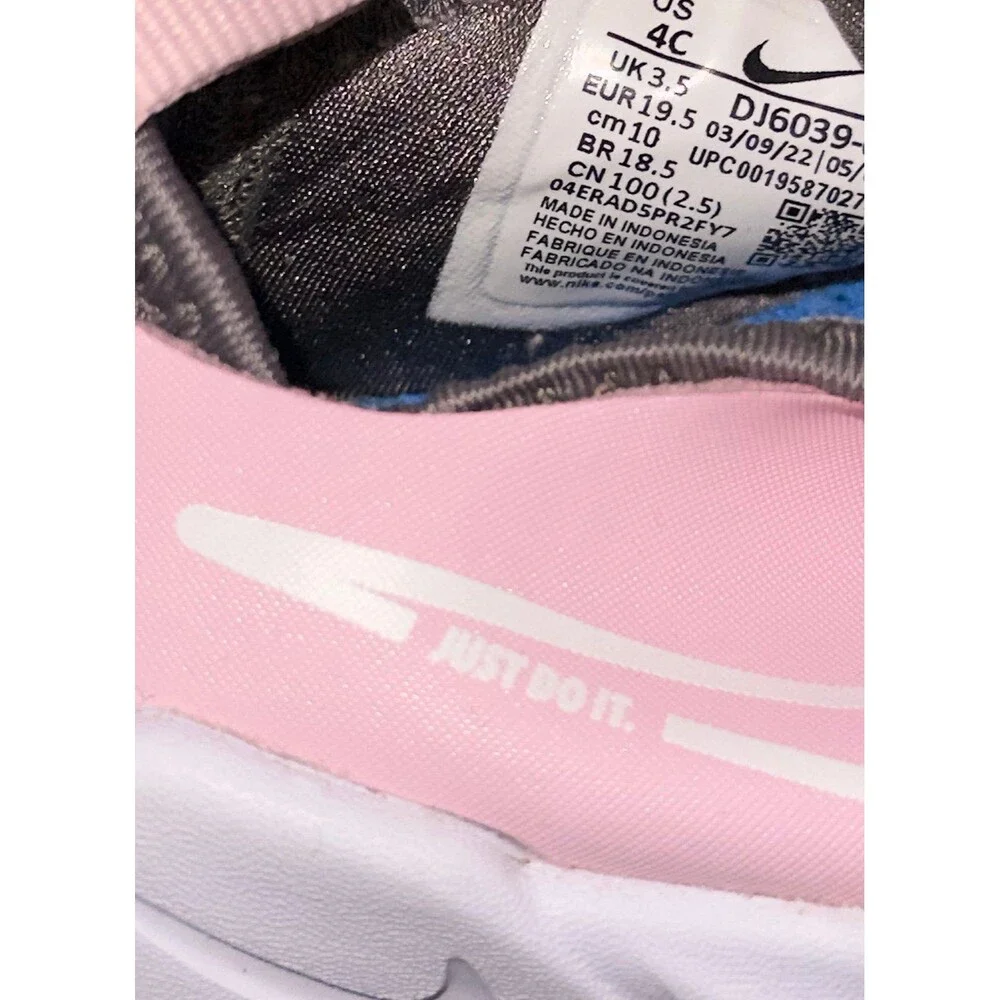 Pink Nike Flex Runner 2 Baby Shoes size 4C